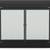 Stanbroil Fireplace Screen Glass Bi-fold Style Door Black - NEW! 1 thumbnail