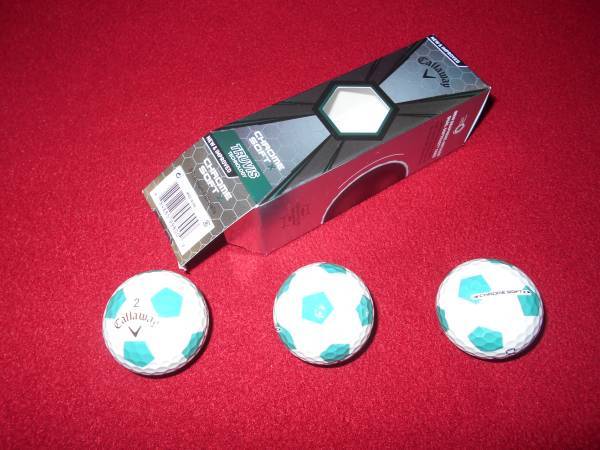 Callaway ChromeSoft X Truvis (Green soccer pattern) 1 dozen Golf Balls 1