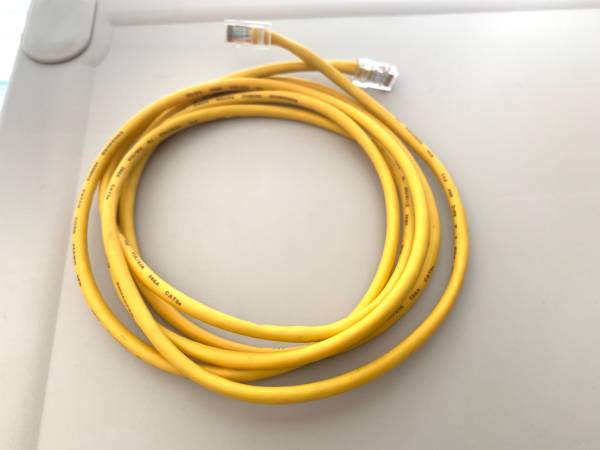 Serial cable and network cable for modem router laptop PC EACH 1