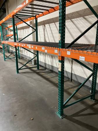 8' tall TearDrop Pallet Rack 1
