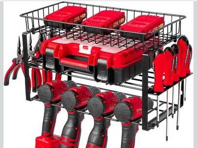 Power Tool Organizer Drill Charging station storage rack 1