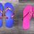 New sequin strap flip flops in size 9-10 1 thumbnail
