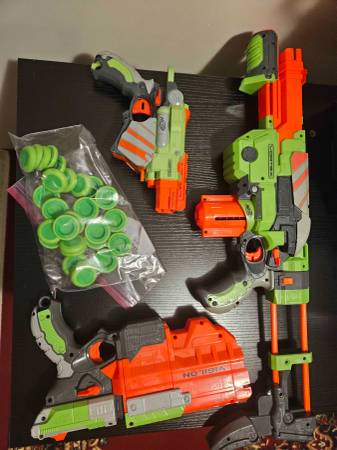 Nerf Vortex Disc Blasters: Praxis, Vigilon, Proton + Ammo 1