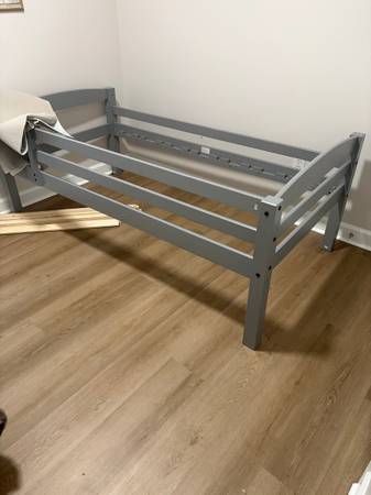 Child’s wooden bed frame 1