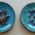 Two 1960 Glit Pottery Iceland Lava Wall Hanging Studio Pottery Plates 2 thumbnail