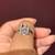 18K White Gold Ring (Size 7) with Natural Diamonds and Pink Sapphire 4 thumbnail