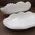 Milk White Glass Candy / Condiment Dish with Sawtooth Edge 6 thumbnail
