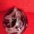HAND-BLOWN GLASS ORNAMENT-CLEAR WITH PURPLE AND WHITE DROPS 3 thumbnail