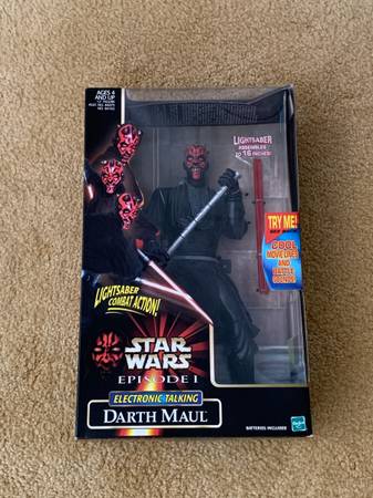 Star Wars Episode 1 Darth Maul Electronic Talking 12" Action Figure 1999 1