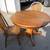 Solid Wood Oak Table with 2 Chairs $25.00 or BO 2 thumbnail