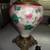 Gone With The Wind Floral Pink Roses Globe Hurricane Table Lamp 2 thumbnail