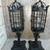 HUGE PAIR 1920S STYLE WROUGHT IRON SPANISH REVIVAL EXTERIOR POST LAMP 1 thumbnail