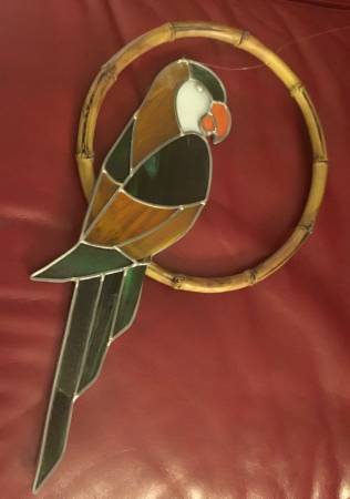 Stained Glass Parrot 1