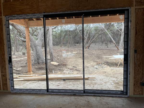 Aluminum Sliding 3-Panel Patio Door 120" x 96" 1