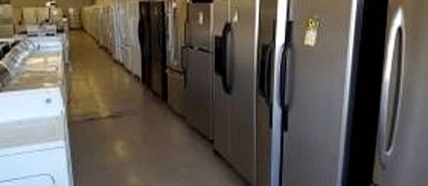 Side by side refrigerator & washing machines 1