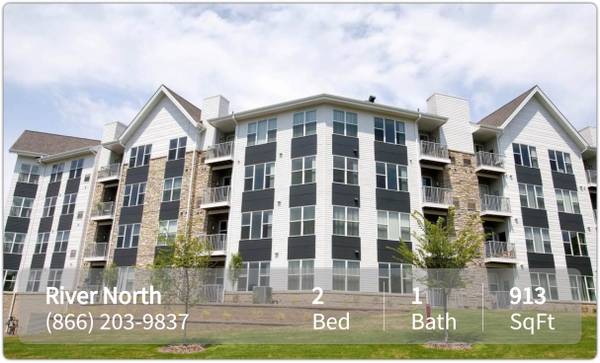 $1,612 / 2br - 913ft2 - Check out River North Apartments! Comfortable senior 2 bed, 1 bath! (Coon Rapids)63990385178498122