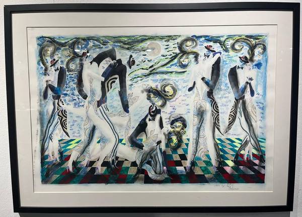 Original acrylic on paper 1