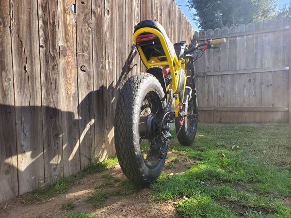 Bicicleta eléctrica de alta velocidad de 1500 W / 2000 W pico, suspensión completa 40 mph - - $1500 (San Gabriel)63470651024259123