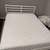 White queen bed frame with mattress 4 thumbnail