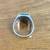 Silver Ring With Turquoise Inlay Size 10.5 5 thumbnail