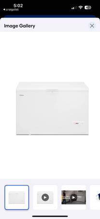 Chest freezer, brand new from Lowes 1