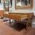 Mid Century Danish Oak & Copper Entryway Piece 6 thumbnail