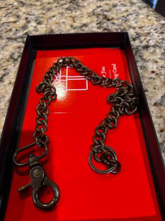 Genuine Leather Accessorie NEW CHAIN for wallet 1