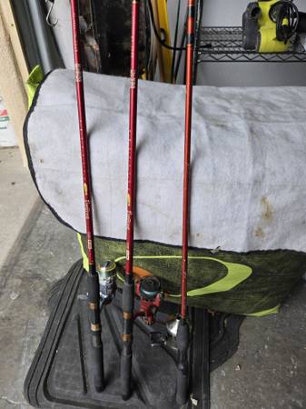 3 Fishing rods and reels 1