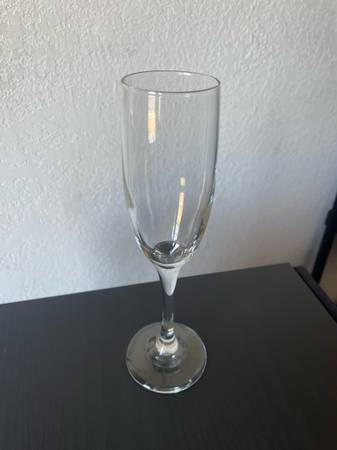 CHAMPAGNE FLUTE GLASSES, 6oz  LIBBY #3796 1