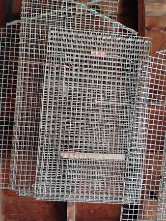 Free metal crate panels for repurpose or scrap. (Oakdale)63906250861826121