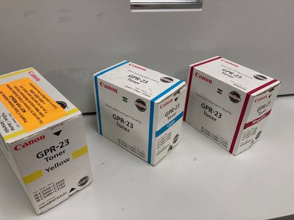 Canon GPR-23 color toners 1