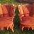 Pair of antique wingback chairs ( one rocker and one stationary) 1 thumbnail