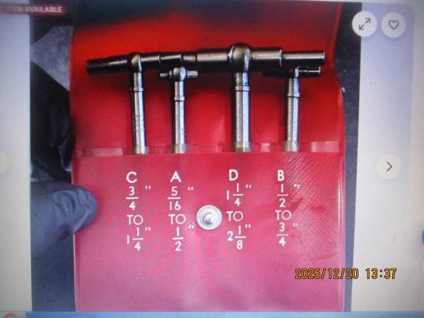 TELESCOPE HOLE GAGES 1