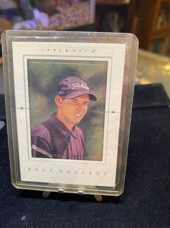 2001 Upper Deck Golf Gallery #GG2 Sergio Garcia PSA 9 Card-364 1
