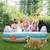 New EVAJOY Inflatable Swimming Pool Family Size Above Ground 4 Seats B 4 thumbnail