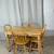 Kitchen Dining Table With 4 Windsor Style Chairs SOLID WOOD PERFECT FO 11 thumbnail