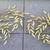 Italian Hollywood Regency Gilt gold Metal Wall Sculpture Leaves 8 thumbnail