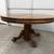 Antique Oak Pedestal Dining Table 2 thumbnail