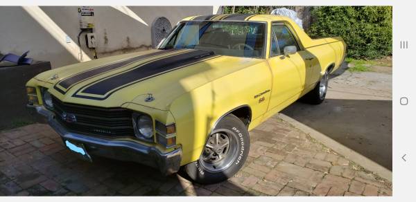 1972 SS El camino - $13,00063476677937537120