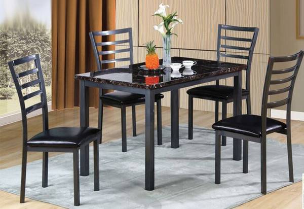 Marble Top Dining Set - Great Condition Best Value Fast Delivery 1