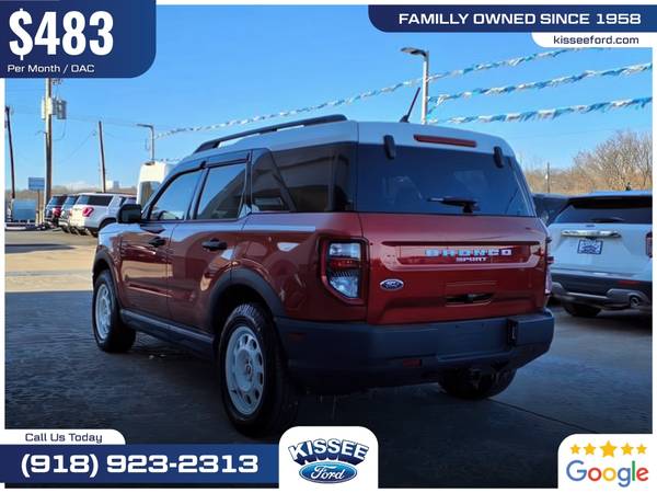 $483/mo - 2024 Ford Bronco Sport Heritage - $33,998 (760 S Lynn Riggs Blvd, Claremore, OK 74017)63469606293379121