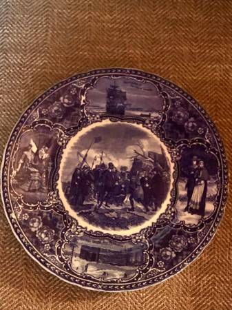 ENGLISH  STAFFORDSHIRE PLATE 1