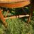 FOUR VINTAGE MATCHING WOOD CHAIRS WITH RUSH SEATS AND CARVED DEER 3 thumbnail