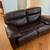 BEAUTIFUL LEATHER RECLINING LOVESEAT 5 thumbnail