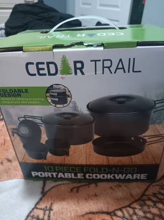 Fold and go portable cookware 1