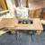 Antique 1915 Singer Sewing Machine in Cabinet with Accessories  & Book 4 thumbnail