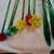 6 20" hand blown art glass flowers & 2 24" leaves 2 thumbnail