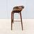 Italian Jean Philippe Nuel for Saintluc & Amura Hamac Walnut Barstool 11 thumbnail