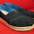 TOMS' WOMEN'S SLIP-ON SHOES W SUEDE UPPERS, BLACK, 9-1/2 M 1 thumbnail
