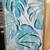 Pair of Tropical Coloring Palms Painted over Canvas Print & Gold Trim! 4 thumbnail